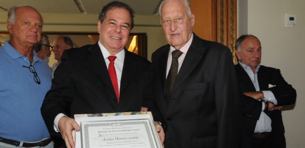 Havelange recebe título de doutor honoris causa da Academia Brasileira de Filosofia - Academia Brasileira de Filosofia/Divulgação