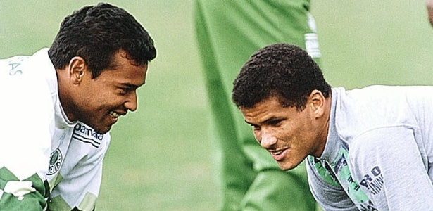 Müller e Rivaldo foram colegas no time do Palmeiras campeão paulista em 1996 - Folhapress