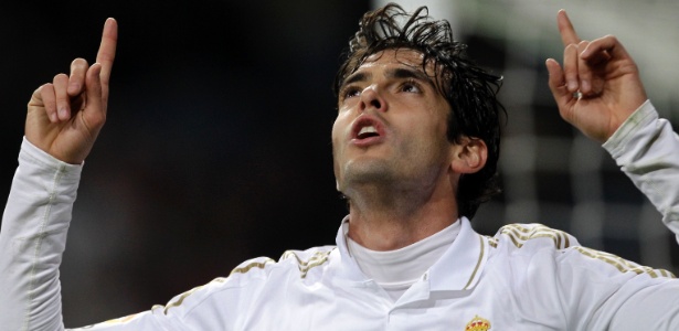 Kaká marcou o gol de empate do Real Madrid na vitória sobre o Zaragoza - Juan Carlos Hidaldo/EFE
