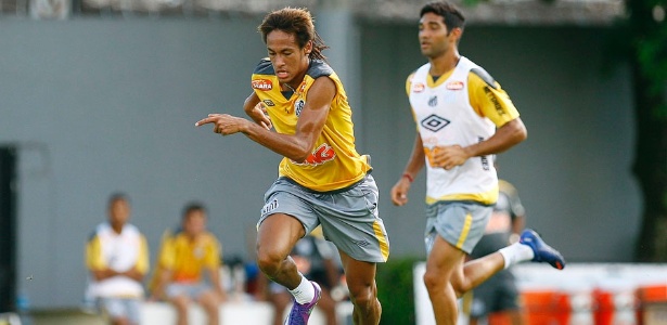 Com Neymar em campo, Santos jogará com titulares pela primeira vez em 2012 - Santos F.C (Divulgação)