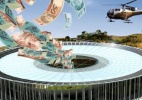 Com túnel e heliponto, Estádio Nacional Mané Garrincha (DF) será o mais caro da Copa - Leo Lucca /Arte UOL