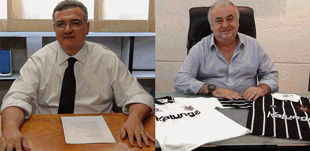 Mario Gobbi e Paulo Garcia, candidatos a presidente do Corinthians no próximo triênio - Carlos Padeiro/UOL