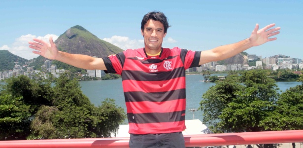 Marcos González, do Flamengo, foi convocado para a seleção chilena - Alexandre Vidal/FlaImagem