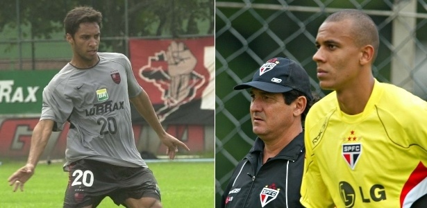Ibson volta ao Flamengo, enquanto Alex Silva reencontrará Muricy Ramalho no Santos - Montagem/ Luciola Villela/Jornal dos Sports eFernando Santos/Folha Imagem