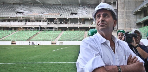 Alexandre Kalil se diz satisfeito com o Independência, mas crê que Atlético precisa ter estádio próprio