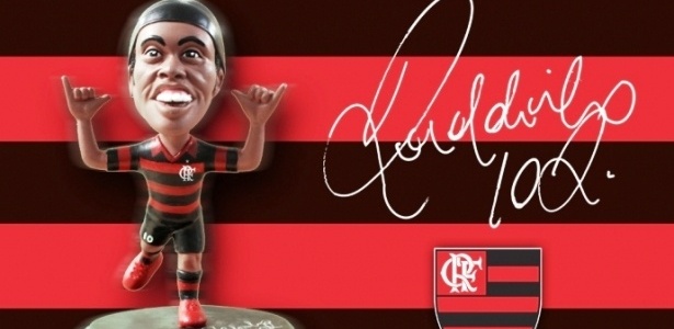 Boneco de Ronaldinho não representou o retorno financeiro desejado pelo Flamengo - Reprodução/ Site oficial do Flamengo