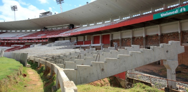 Reforma do estádio Beira-Rio ficou parada por quase 270 dias, mas recomeça com caráter emergencial