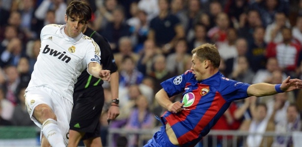 Kaká foi um dos destaques do Real Madrid na goleada sobre o CSKA - REUTERS/Felix Ordonez