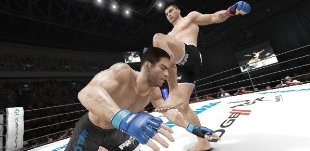 Resgate nostálgico das regras do Pride é uma das atrações do game "UFC Undisputed 3" - Reprodução