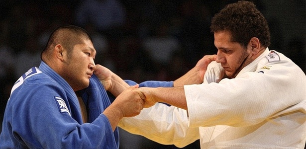 Revelação Rafael Silva (d) foi o melhor judoca brasileiro no circuito europeu de 2011  - IJF/Divulgação
