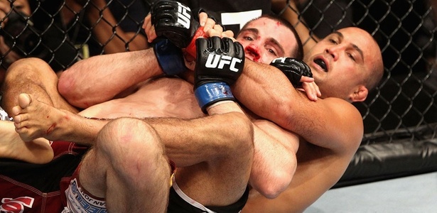 BJ Penn e Jon Fitch apenas empataram na luta principal do UFC 127 na Austrália - UFC/Divulgação