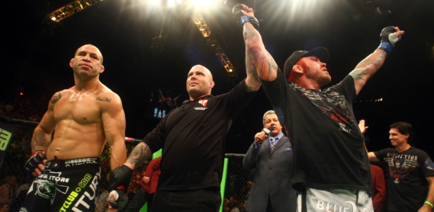 Wanderlei Silva foi derrotado por Chris Leben no UFC 132, em um rápido nocaute - Getty Images