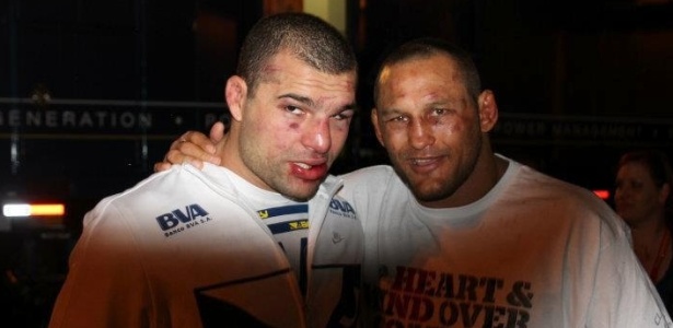 Maurício Shogun e Dan Henderson se encontram no hospital após duelo no UFC 139