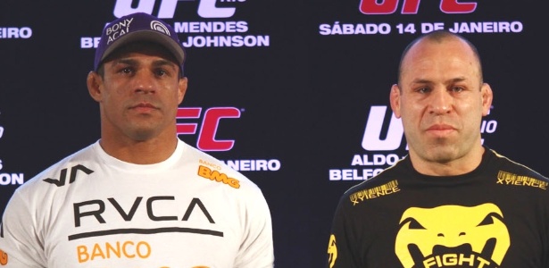 Wanderlei Silva e Vitor Belfort continuam trocando farpas antes do UFC 147 - Ricardo Cassiano/UOL