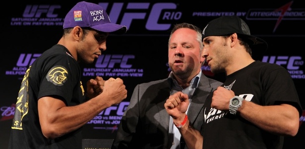 Brasileiro José Aldo encara Chad Mendes, desafiante ao cinturão do UFC 142