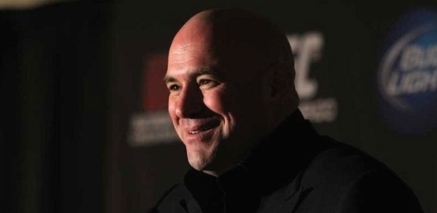 Dana White em coletiva do UFC; chefão preferiu não entrar em atrito com a emissora - UFC/Divulgação