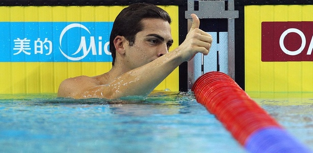 Kaio Márcio ganhou a sua segunda medalha neste Mundial de piscina curta - Satiro Sodré/CBDA/Divulgação