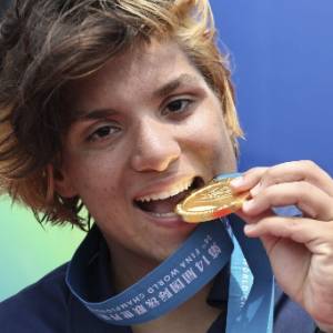 Ana Marcela, ouro nos 25 km em Xangai, deve ser um dos jovens em Londres-2012