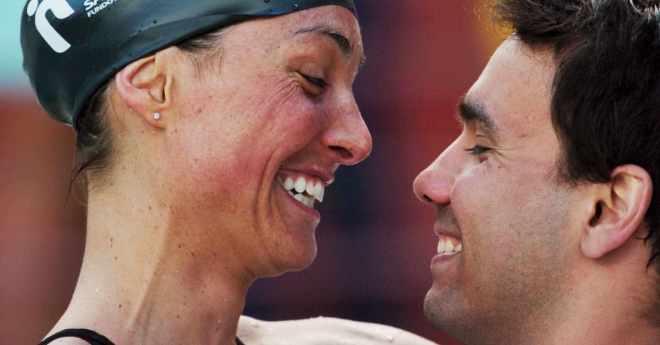 Nadadores Fabiola Molina e Diogo Yabe são casados desde novembro de 2006