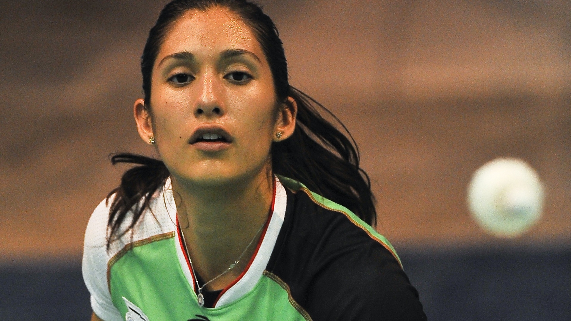 Mariana Ugalde defendeu o México no badminton do Pan (15/10/2011)