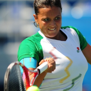 Boliviana Maria Fernanda Alvarez Terá chamou a atenção no tênis do Pan pela forma física