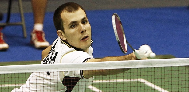 Daniel Paiola não conseguiu passar da semifinal do badminton e ficou com o bronze