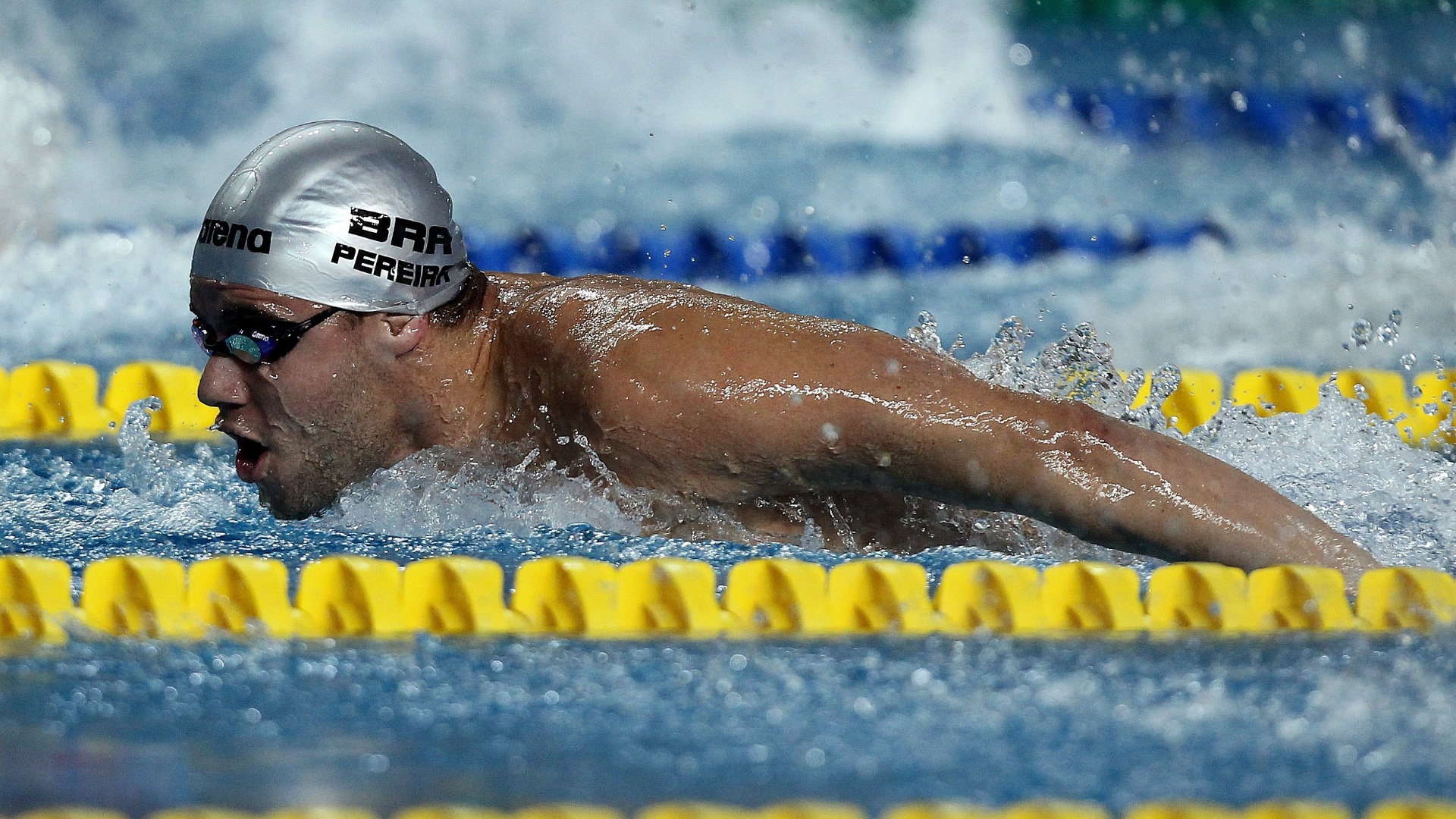 Thiago Pereira avançou na eliminatória dos 200 m medley do Pan (19/10/2011) 