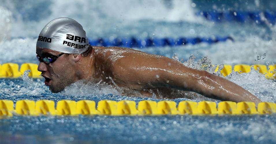 Thiago Pereira avançou na eliminatória dos 200 m medley do Pan (19/10/2011) 
