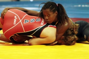 A brasileira Joice da Silva caiu nas semifinais em seletiva nos EUA e não obteve a vaga para Londres