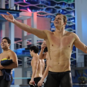 Cesar Cielo após um de seus ouros no Pan de Guadalajara; nadador se diz forte para Londres-2012
