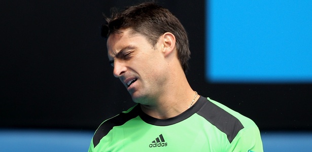 Marcos Daniel sofreu com dores no joelho e precisou abandonar o duelo contra Nadal - Mark Dadswell/Getty Images