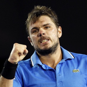 Suíço Wawrinka vibra com sua vitória na Austrália - REUTERS/Daniel Munoz