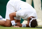 "Baleado", Nadal volta a reclamar do joelho e passará por infiltrações após Wimbledon - REUTERS/Eddie Keogh