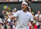 Nadal descarta lesão grave no pé e confirma presença nas quartas em Wimbledon - AFP PHOTO/GLYN KIRK