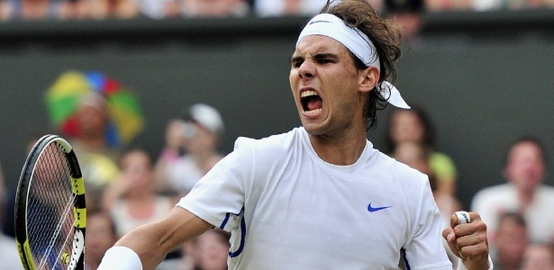 Rafael Nadal precisou de quase 4 h para bater Juan Martín Del Potro - AFP PHOTO/GLYN KIRK