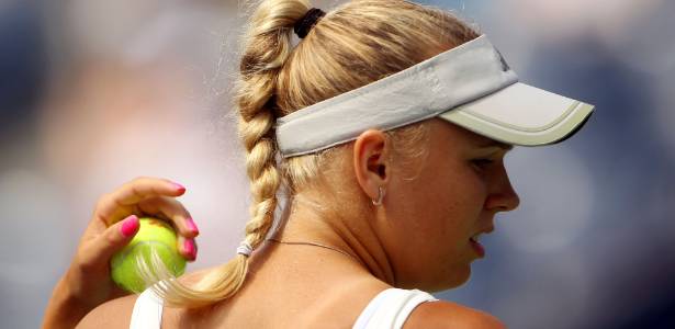 Caroline Wozniacki vence duelo com a norte-americana Vania King pela terceira rodada - Michael Heiman/Getty Images/AFP