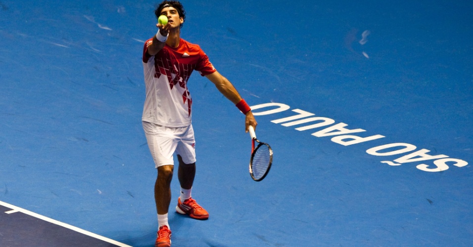 Thomaz Bellucci estreia no ATP Challenger Finals em São Paulo (16/11/2011)
