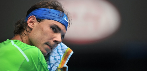 Rafael Nadal não precisou suar muito para vencer o eslovaco Lukas Lacko: 3 sets a 0 - Paul Crock/AFP