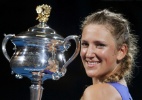 Debutante, Azarenka se une às últimas três vencedoras de Slam e comprova equílibrio - REUTERS/Mark Blinch