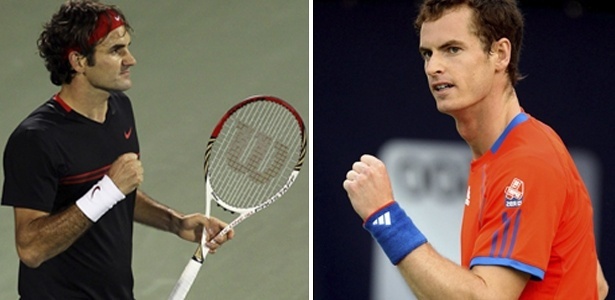 Federer (esq.) e Murray não se enfrentam desde o final de 2010 - Ali Haider/EFE - Ali Haider/EFE