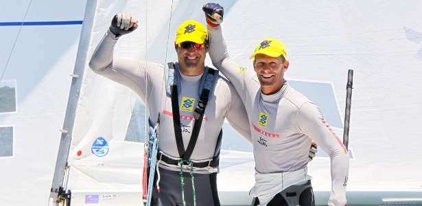 Bruno Prada e Robert Scheidt comemoram título na Semana Brasileira de Vela, em Búzios