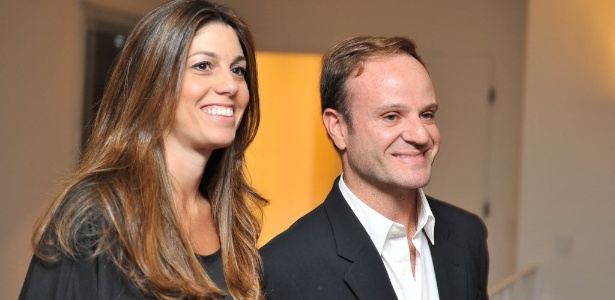Rubens Barrichello ao lado da mulher, Silvana - Alexandre Rezende/Folhapress